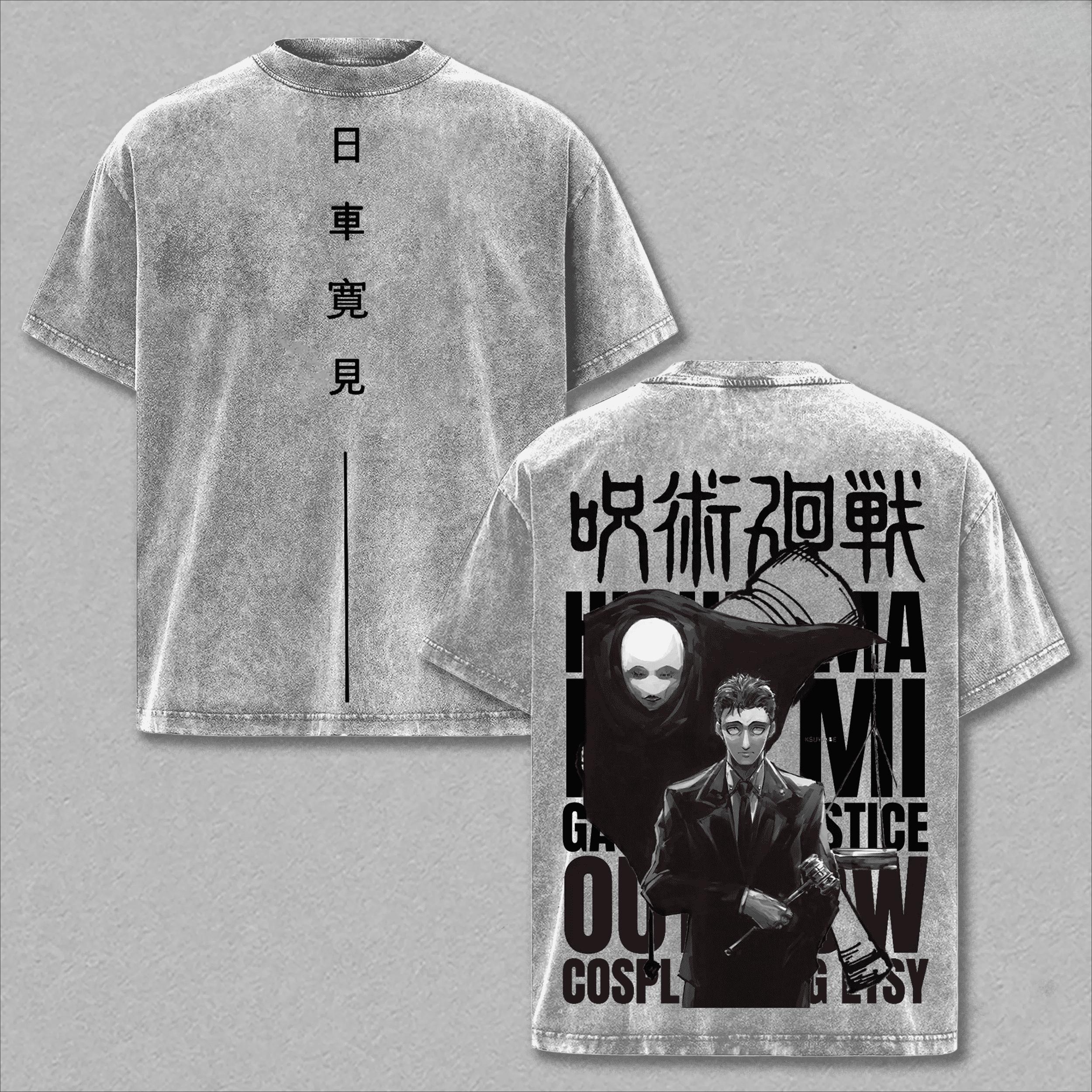 Hiromi Higuruma Jujutsu Kaisen T-shirt Anime Washed Oversized T Shirt Summer Casual Short Sleeve Cotton Tees Tops Men Clothing S серый
Hiromi Higuruma Jujutsu Kaisen T-shirt Anime Washed Oversized T Shirt Summer Casual Short Sleeve Cotton Tees Tops Men Clothing S серый