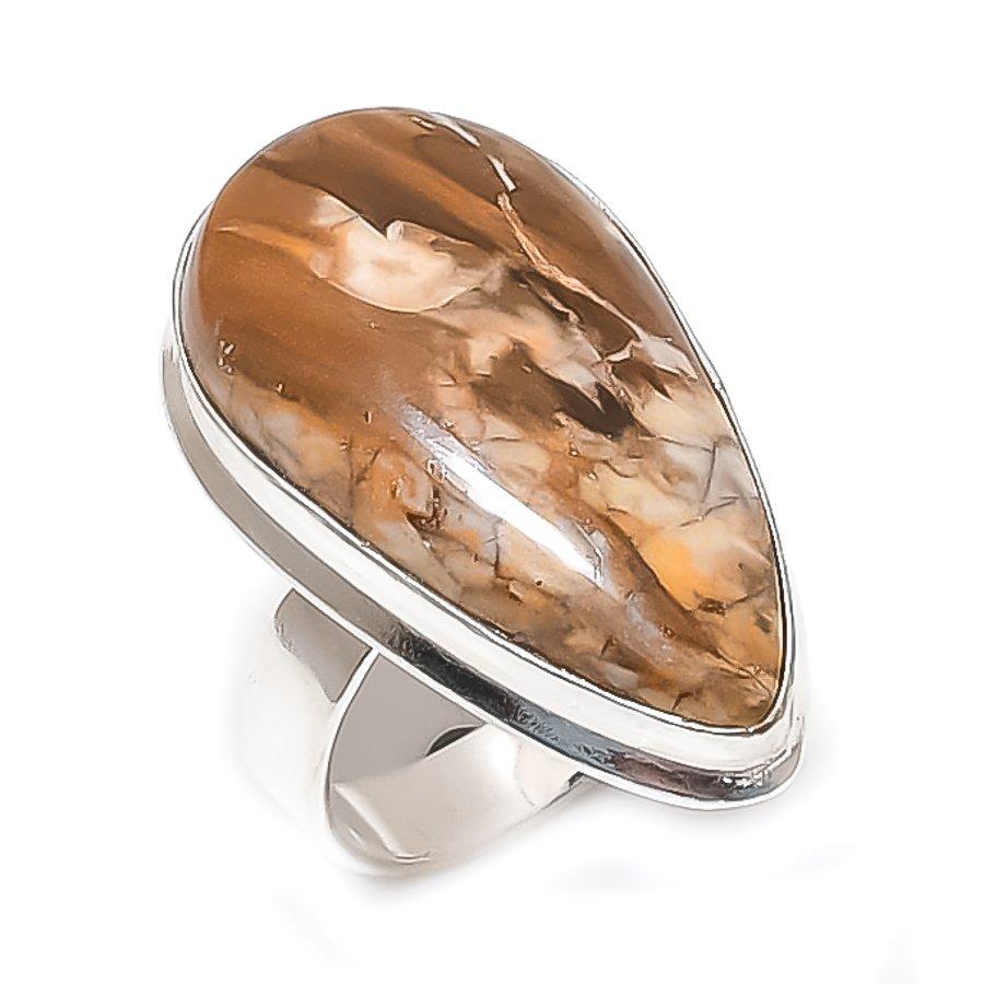 Russian Dendritic Gemstone Handmade 925 Sterling Silver Jewelry Ring Size 9 v3j50
Russian Dendritic Gemstone Handmade 925 Sterling Silver Jewelry Ring Size 9 v3j50