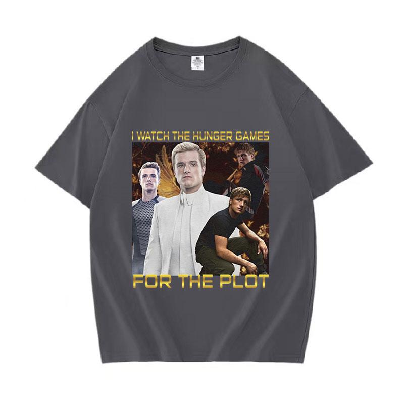 Я смотрел «Голодные игры» ради сюжета. Футболка Pita Melak с узором Джоша Хатчерсона, летний топ из 100% чистого хлопка 4XL
Я смотрел «Голодные игры» ради сюжета. Футболка Pita Melak с узором Джоша Хатчерсона, летний топ из 100% чистого хлопка 4XL