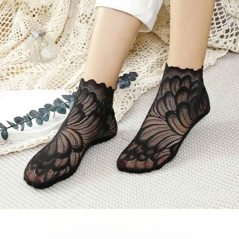 Сексуальные прозрачные короткие носки-сетка с рюшами для женщин, однотонные, с хлопковой сетчатой подошвой, средней длины, для весны и лета 1 pair чёрный
Сексуальные прозрачные короткие носки-сетка с рюшами для женщин, однотонные, с хлопковой сетчатой подошвой, средней длины, для весны и лета 1 pair чёрный