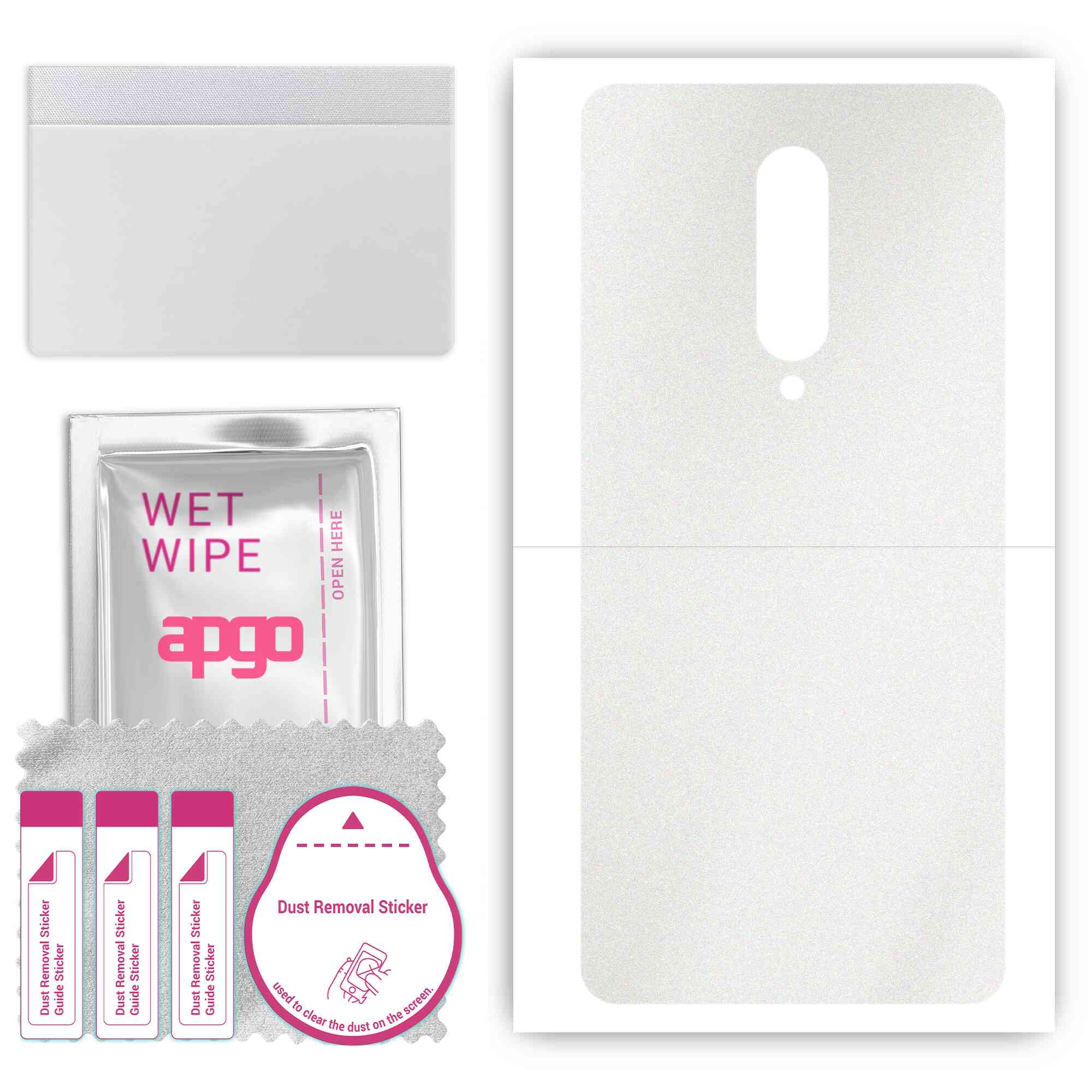 Apgo Protective Skin Sticker для задньої панелі, сумісний з OnePlus 7T Pro 5G ML, Wrap Film, Foil, Vinyl - Pattern Matte Transparent
Apgo Protective Skin Sticker для задньої панелі, сумісний з OnePlus 7T Pro 5G ML, Wrap Film, Foil, Vinyl - Pattern Matte Transparent