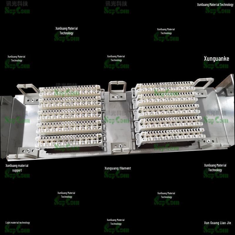 19-inch Rack-Mount Krone Module Voice Distribution Frame
19-inch Rack-Mount Krone Module Voice Distribution Frame