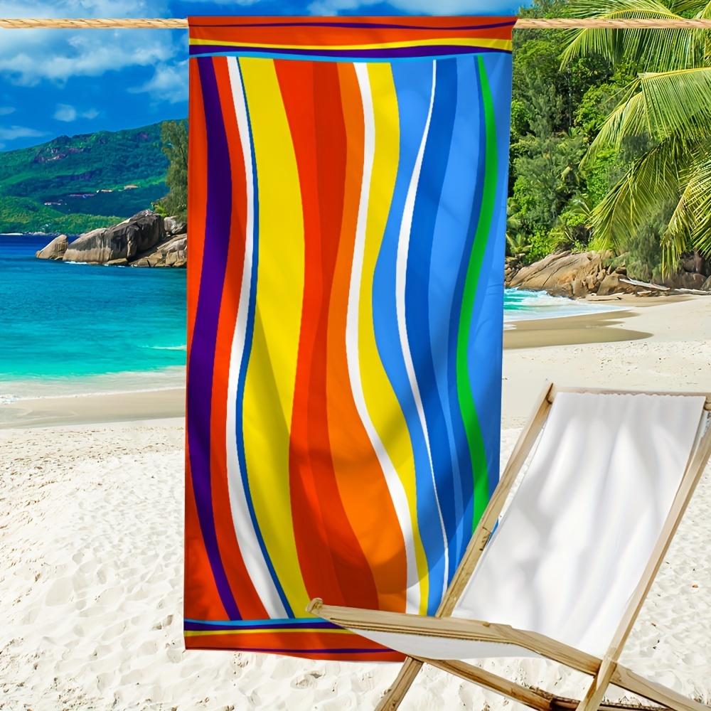 Ultra-Soft Microfiber Striped Beach Towel, Quick-Dry Sand-Free Lightweight for Travel Yoga Camping W40*H60(CM)
Ultra-Soft Microfiber Striped Beach Towel, Quick-Dry Sand-Free Lightweight for Travel Yoga Camping W40*H60(CM)