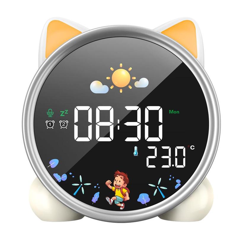 Cartoon Cat Sleep Training Alarm Clock for Kids with Night Light - Fun Wake-Up Companion & Child s Gift
Cartoon Cat Sleep Training Alarm Clock for Kids with Night Light - Fun Wake-Up Companion & Child s Gift