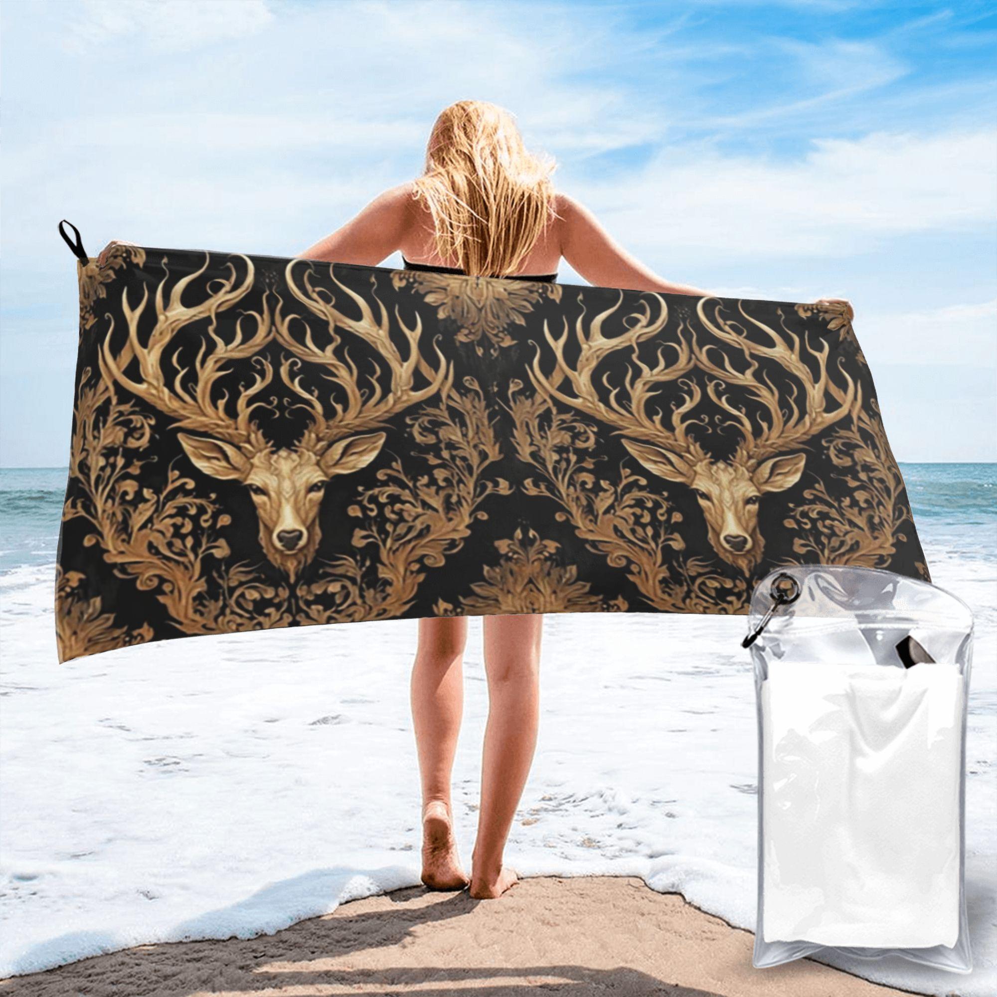 Tree And Life In Norse Deer Beach Towel Soft Microfiber Quick Dry Absorbent Quick Towels For Bath W40*H60(CM)
Tree And Life In Norse Deer Beach Towel Soft Microfiber Quick Dry Absorbent Quick Towels For Bath W40*H60(CM)