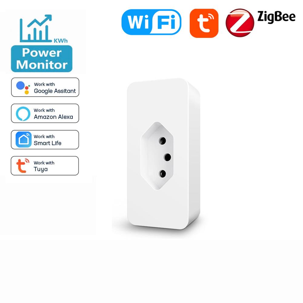 Tuya Wi-Fi Smart Brazil Switch Plug Zigbee Smart Brazil Розетка Smart Life Бразилия Розетка с монитором мощности для Alexa Google
Tuya Wi-Fi Smart Brazil Switch Plug Zigbee Smart Brazil Розетка Smart Life Бразилия Розетка с монитором мощности для Alexa Google