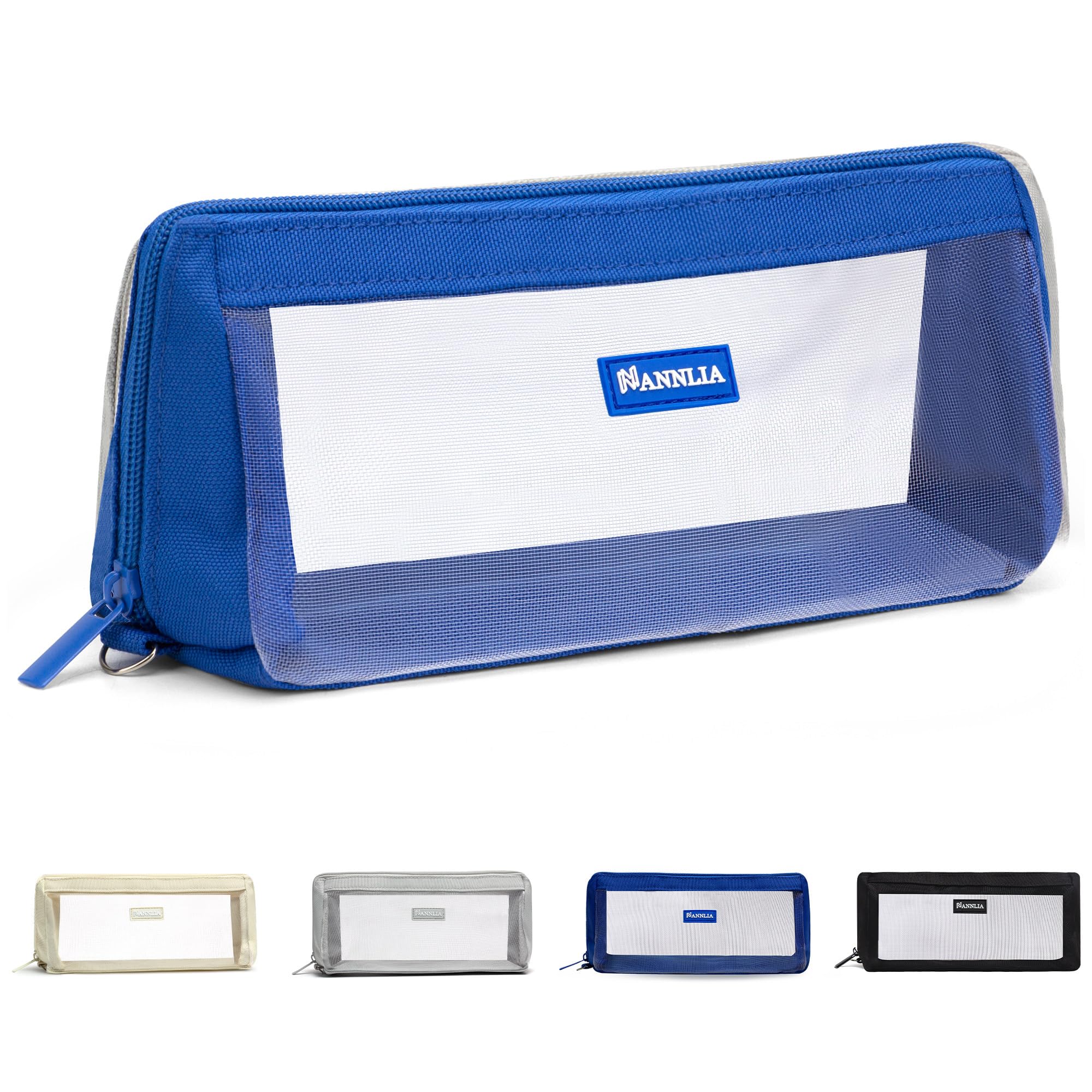 Nannlia Простой большой пенал для старшей школы, средней школы, колледжа, начальной школы и работающих взрослых, прозрачный, стильный, дизайн, вместимость, синий
Nannlia Простой большой пенал для старшей школы, средней школы, колледжа, начальной школы и работающих взрослых, прозрачный, стильный, дизайн, вместимость, синий