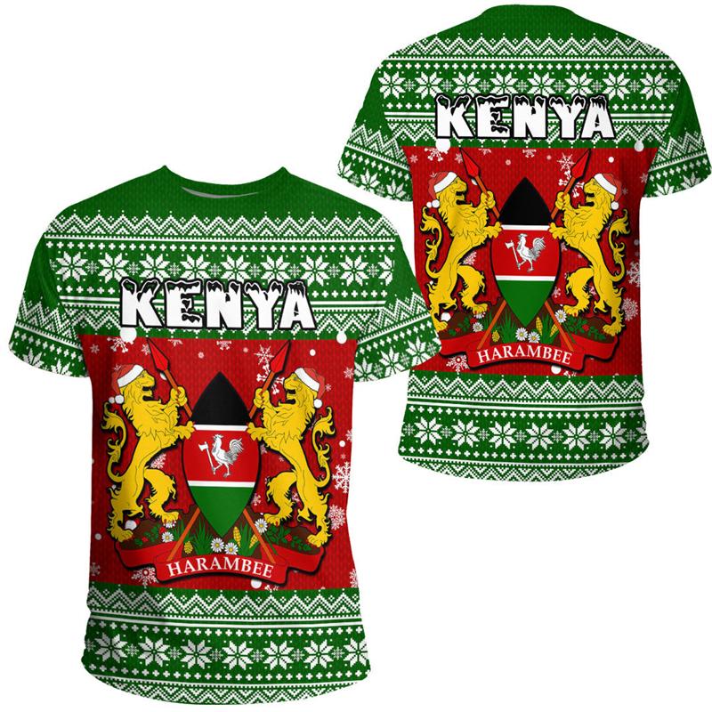 Men s Kenya Flag Pattern Print Streetwear T-shirt kenyan National Emblem 3D Printed Men Women Casual Sports Gym Tops Clothing 6XL
Men s Kenya Flag Pattern Print Streetwear T-shirt kenyan National Emblem 3D Printed Men Women Casual Sports Gym Tops Clothing 6XL