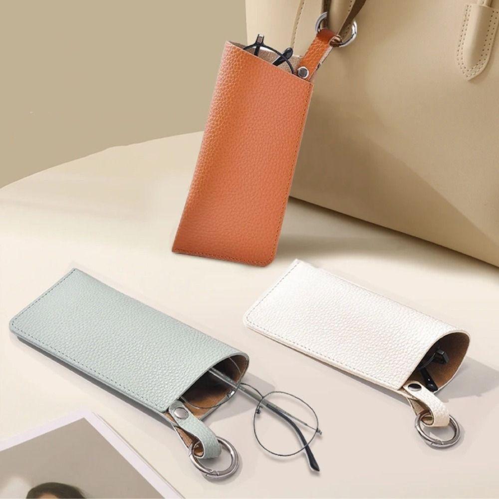 With Keyring Pu Leather Glasses Bag Eyewear Protector Case Sunglasses Eyeglass Bag Female білий
With Keyring Pu Leather Glasses Bag Eyewear Protector Case Sunglasses Eyeglass Bag Female білий