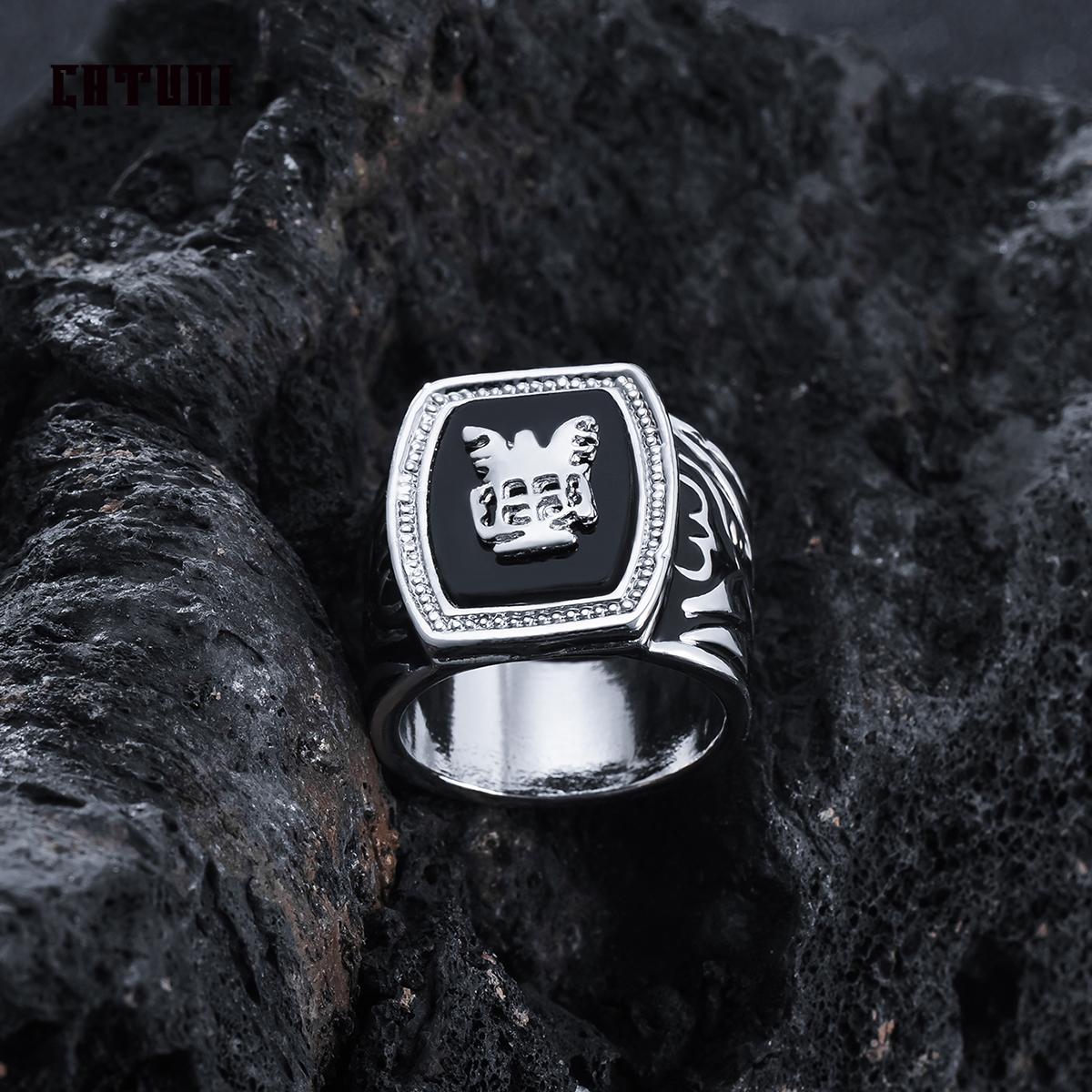 Catuni Black Rings for Men Jonathan Gilbert Family Ring Alaric Saltzman Jeremy Gilbert Jewelry Cosplay Party Fandom 10
Catuni Black Rings for Men Jonathan Gilbert Family Ring Alaric Saltzman Jeremy Gilbert Jewelry Cosplay Party Fandom 10