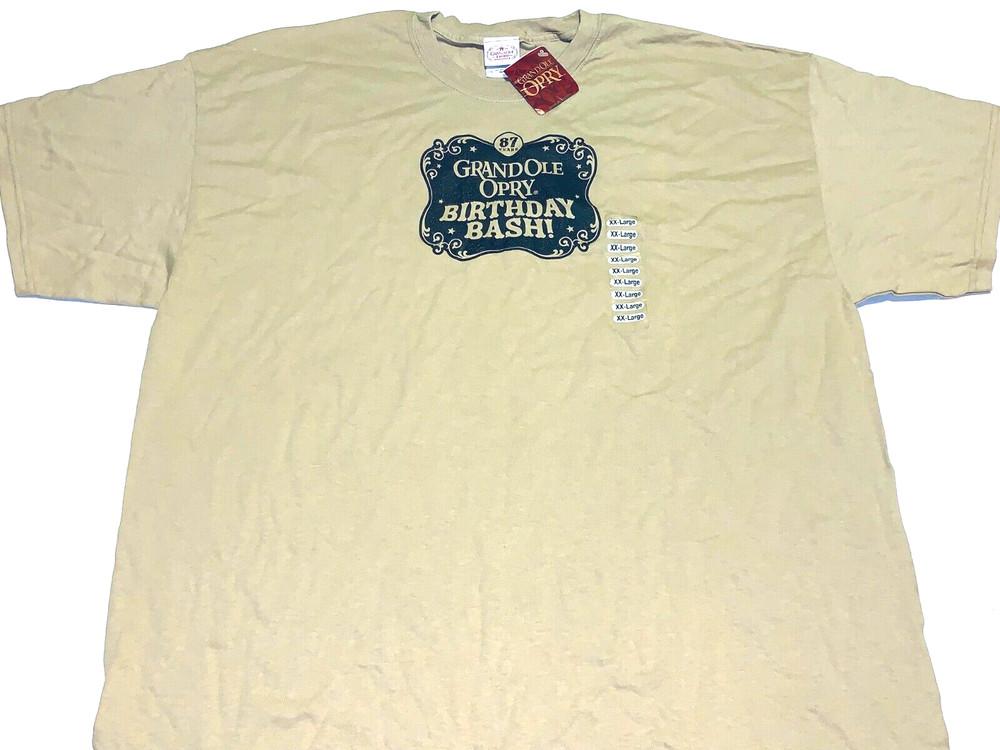Rare! Vintage 2012 Grand Ole Opry 87 Years Birthday Bash T-Shirt New! NWT XXL 2X Unisex T-Shirt XL
Rare! Vintage 2012 Grand Ole Opry 87 Years Birthday Bash T-Shirt New! NWT XXL 2X Unisex T-Shirt XL
