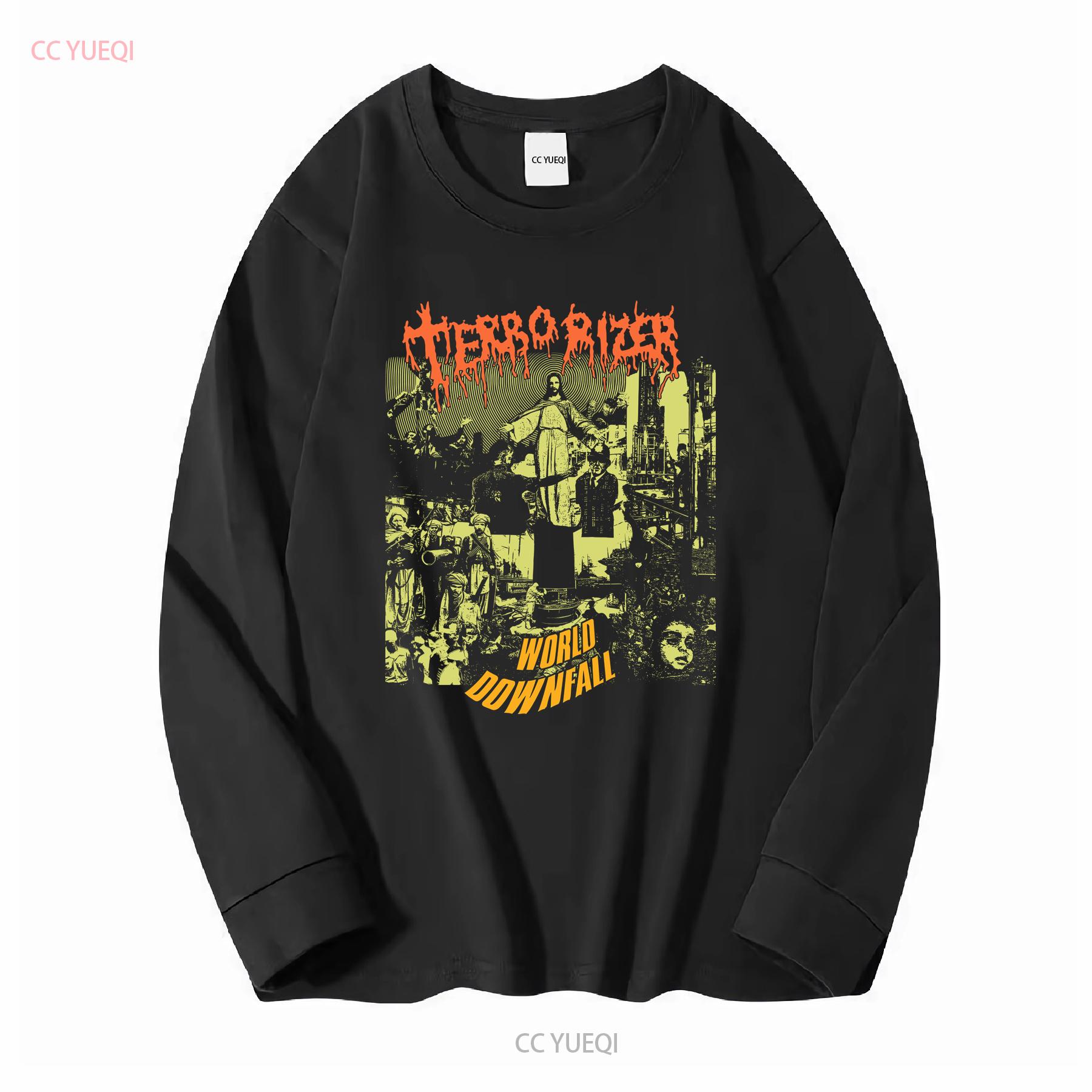 Футболка Terrorizer world downfall death metal grindcore carcass napalm з довгими або короткими рукавами вінтажна випрана вуличний одяг L
Футболка Terrorizer world downfall death metal grindcore carcass napalm з довгими або короткими рукавами вінтажна випрана вуличний одяг L