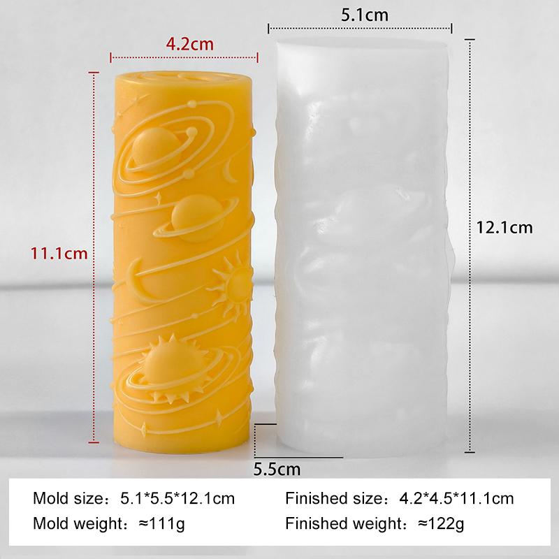 Серия Планеты Рельеф Звезда Солнце Цилиндрическая Форма для Свечи Ручной Работы Арома Гипс Смола Силиконовые Формы DIY Принадлежности для Изготовления Свечей
Серия Планеты Рельеф Звезда Солнце Цилиндрическая Форма для Свечи Ручной Работы Арома Гипс Смола Силиконовые Формы DIY Принадлежности для Изготовления Свечей