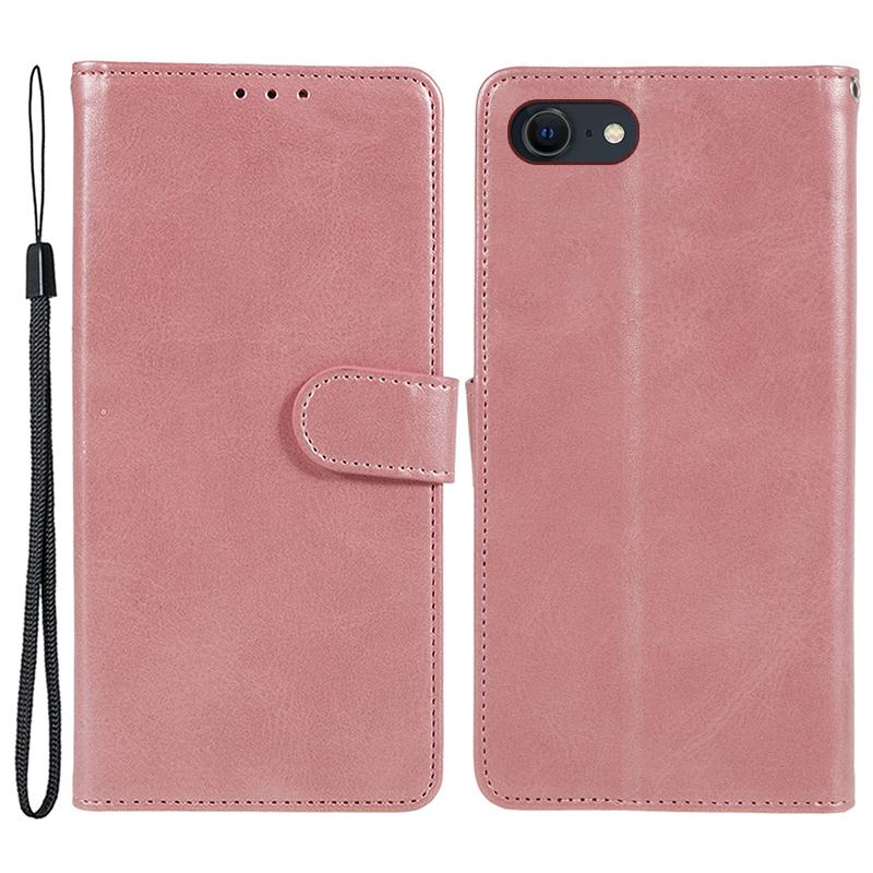 For iPhone 16e Case Calf Texture Leather Phone Cover Full Shockproof Protection Rose Gold
For iPhone 16e Case Calf Texture Leather Phone Cover Full Shockproof Protection Rose Gold