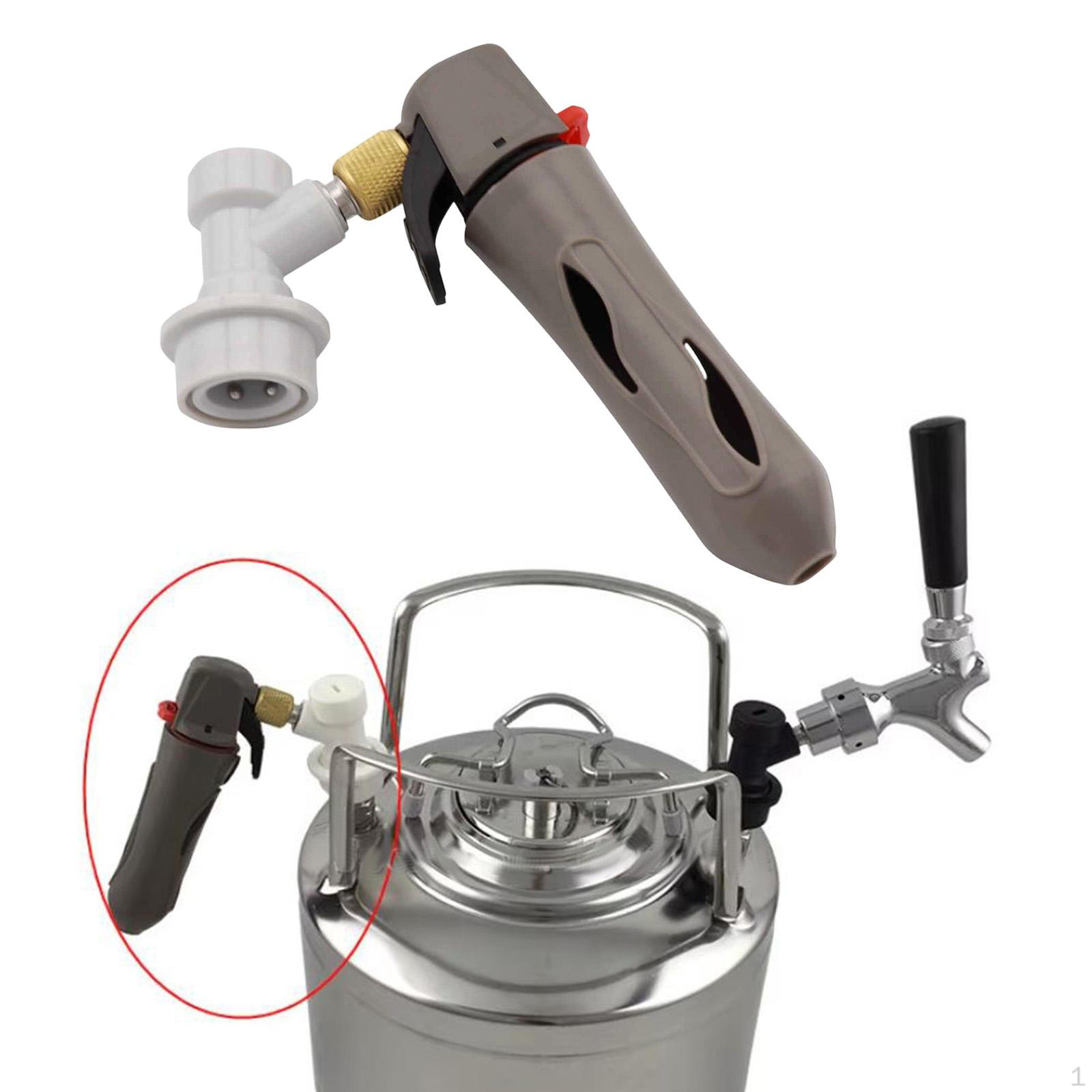 Keg Charging Beer Dispenser,Easy to Use Making Accessory Compact Sturdy Handheld for Valve Distributor Gray
Keg Charging Beer Dispenser,Easy to Use Making Accessory Compact Sturdy Handheld for Valve Distributor Gray