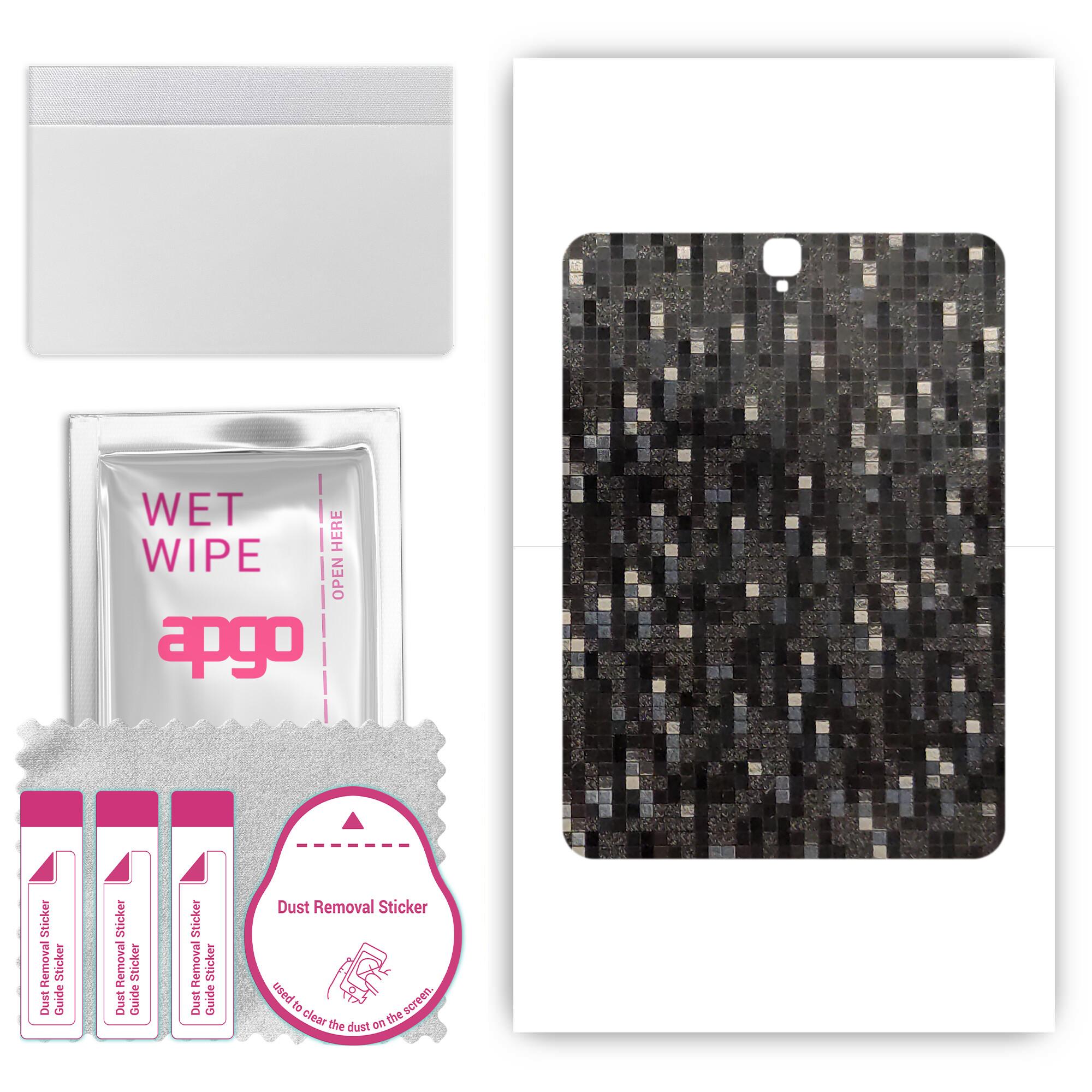 apgo Protective Skin Sticker for the back compatible with Samsung Galaxy Tab S3 9.7, Wrap Film, Foil, Vinyl - Pattern Carbon Black Pixel
apgo Protective Skin Sticker for the back compatible with Samsung Galaxy Tab S3 9.7, Wrap Film, Foil, Vinyl - Pattern Carbon Black Pixel