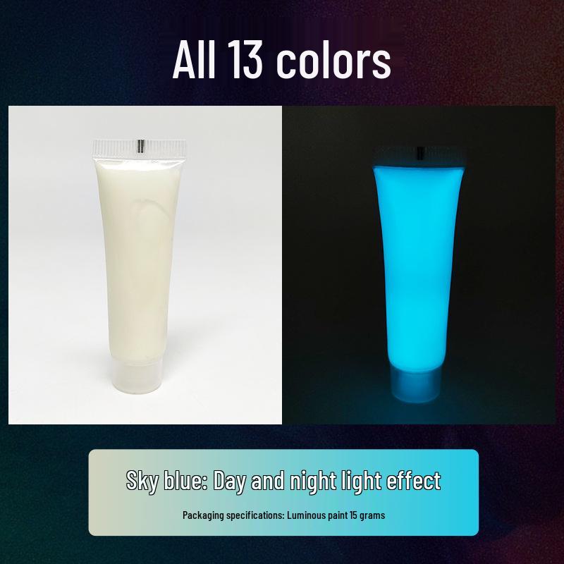 Super Bright Glow-in-the-Dark Hand-Painted Luminous Acrylic Paint with Long-Lasting Fluorescent Powder 15g Luminous Paint
Super Bright Glow-in-the-Dark Hand-Painted Luminous Acrylic Paint with Long-Lasting Fluorescent Powder 15g Luminous Paint