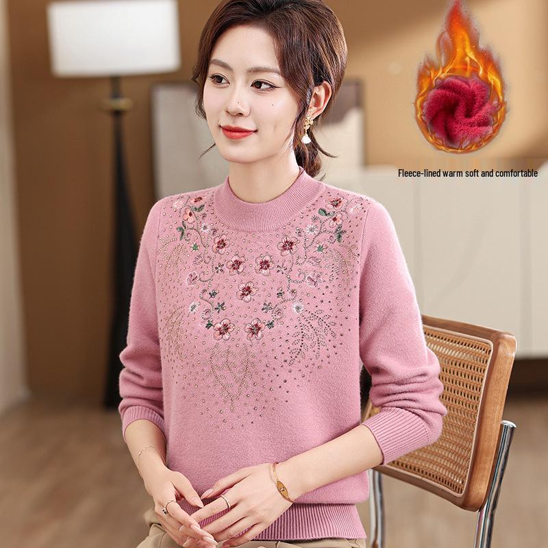 Женский вязаный свитер плюс с бархатом - Зимняя базовая рубашка для осени и зимы M (85-95 lbs)
Женский вязаный свитер плюс с бархатом - Зимняя базовая рубашка для осени и зимы M (85-95 lbs)