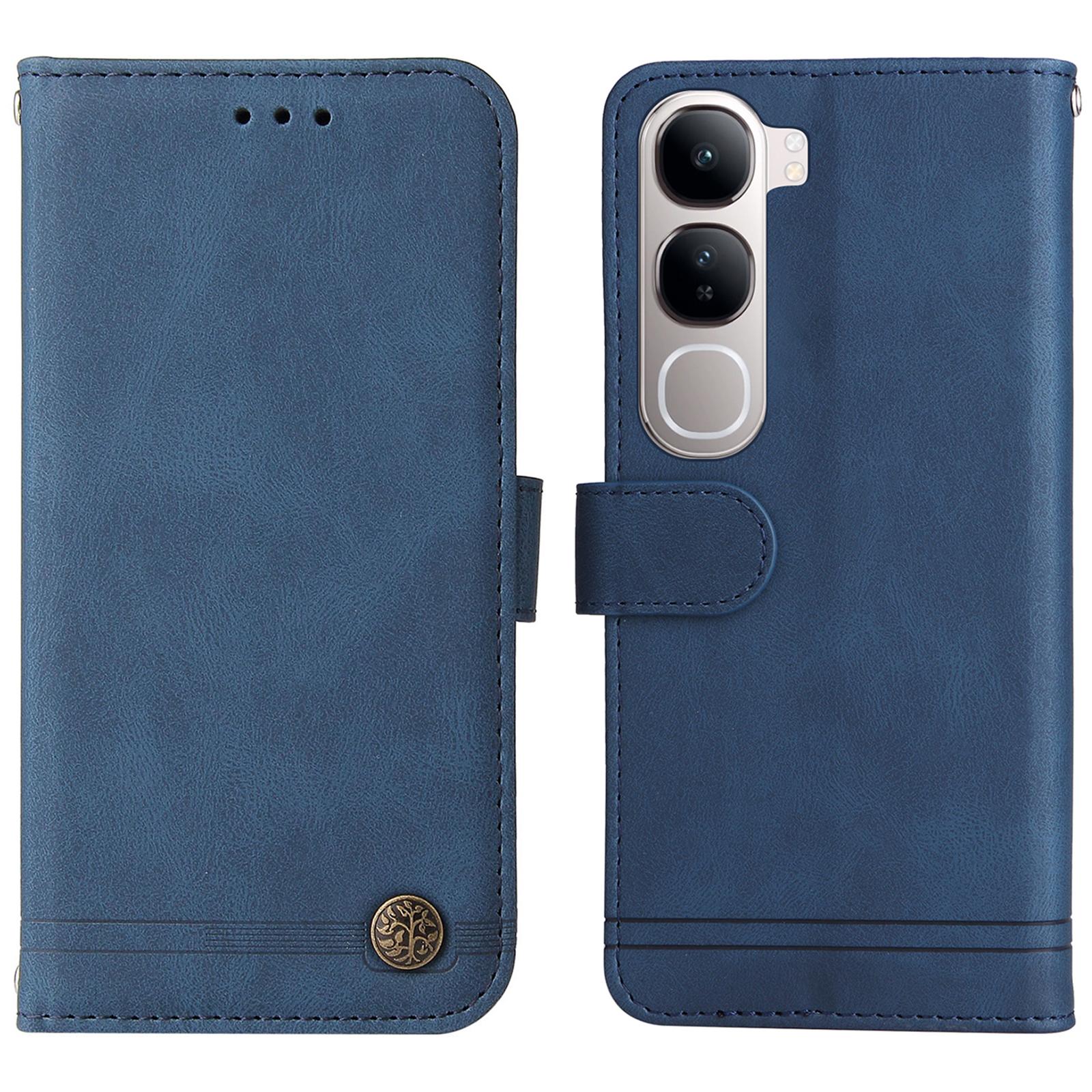 Для vivo Y300 5G/Y200 5G/V40 Lite (Индонезия) 5G/4G Кожаные чехлы-кошельки Чехол для телефона с текстурой кожи Подставка с ремешком Blue
Для vivo Y300 5G/Y200 5G/V40 Lite (Индонезия) 5G/4G Кожаные чехлы-кошельки Чехол для телефона с текстурой кожи Подставка с ремешком Blue