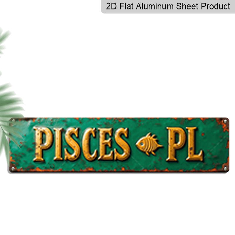 15.7×3.94inch Aluminum Sign/decorative Sign, Featuring A Vintage Green Design of Pisces Pl . This Rustic Zodiac Decoration Is Perfect for Home 40cm x 10cm
15.7×3.94inch Aluminum Sign/decorative Sign, Featuring A Vintage Green Design of Pisces Pl . This Rustic Zodiac Decoration Is Perfect for Home 40cm x 10cm