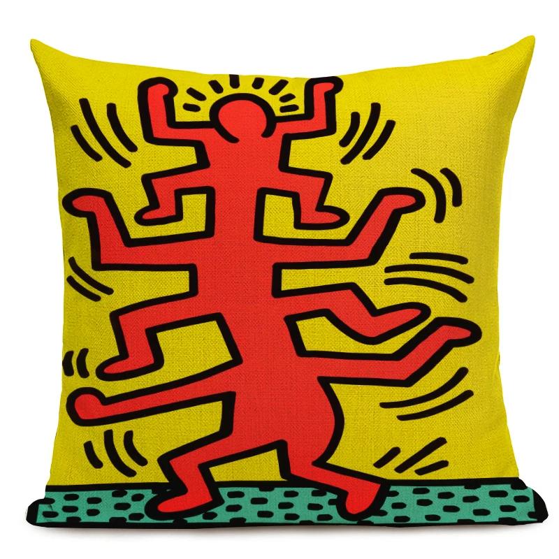 Чехол для подушки с фигурами в стиле поп-арта и граффити, цветная декоративная наволочка с абстрактным рисунком, квадратная льняная наволочка для подушки 450mm*450mm
Чехол для подушки с фигурами в стиле поп-арта и граффити, цветная декоративная наволочка с абстрактным рисунком, квадратная льняная наволочка для подушки 450mm*450mm