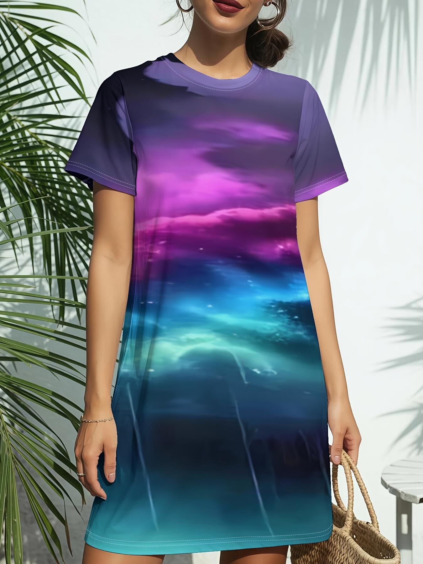 Women s New Crew Neck Short Sleeve T-Shirt Dress. American Trend Digital Print. Casual ; Versatile for Spring and Summer. Elegant ; Chic Women Dres 9XL дубильная кора
Women s New Crew Neck Short Sleeve T-Shirt Dress. American Trend Digital Print. Casual ; Versatile for Spring and Summer. Elegant ; Chic Women Dres 9XL дубильная кора