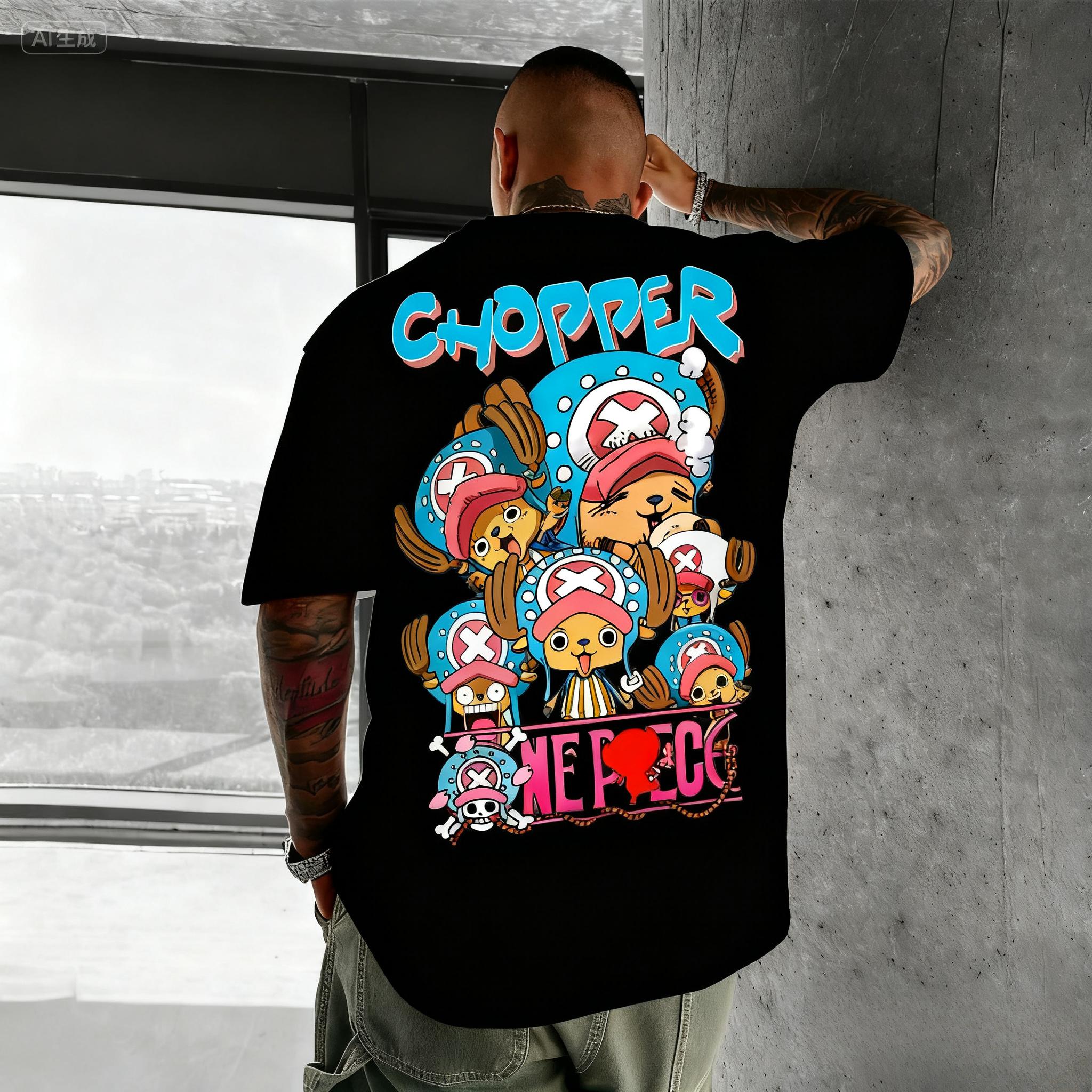 One Piece Chopper Large Pattern T-shirt 2025 Summer Men s Women s Street Wear Casual Hip Hop Fashion Pure Cotton T-shirt M
One Piece Chopper Large Pattern T-shirt 2025 Summer Men s Women s Street Wear Casual Hip Hop Fashion Pure Cotton T-shirt M