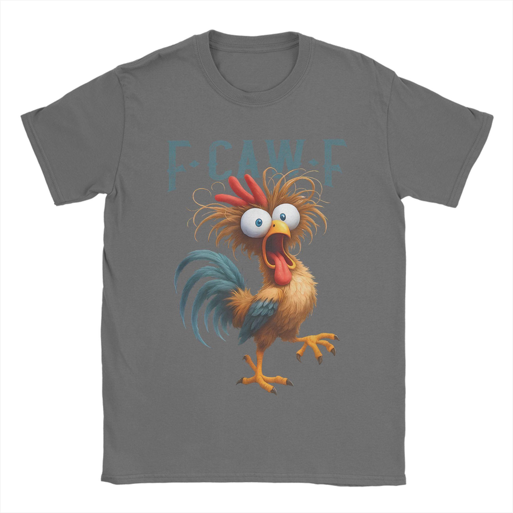 F-Caw-F Funny Chicken Humor Men s T Shirt Quote Rooster Meme Awesome Tee Shirt Short Sleeve Crewneck T-Shirts Cotton Adult Tops 4XL
F-Caw-F Funny Chicken Humor Men s T Shirt Quote Rooster Meme Awesome Tee Shirt Short Sleeve Crewneck T-Shirts Cotton Adult Tops 4XL