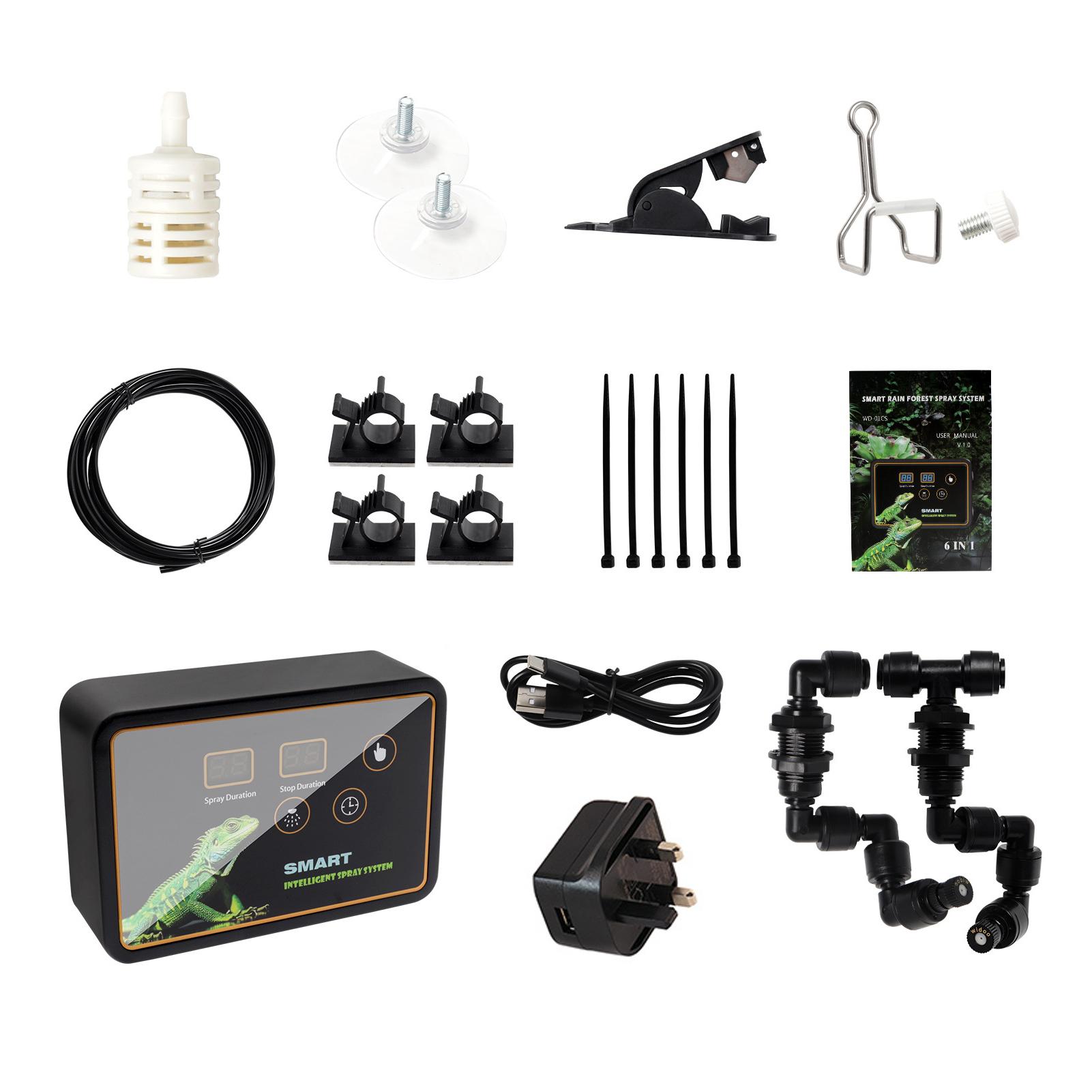 Intelligent Spray System 2 Fine Spray Nozzles 360° Adjustable Angle Automatic Timing Spray no1uk plug
Intelligent Spray System 2 Fine Spray Nozzles 360° Adjustable Angle Automatic Timing Spray no1uk plug