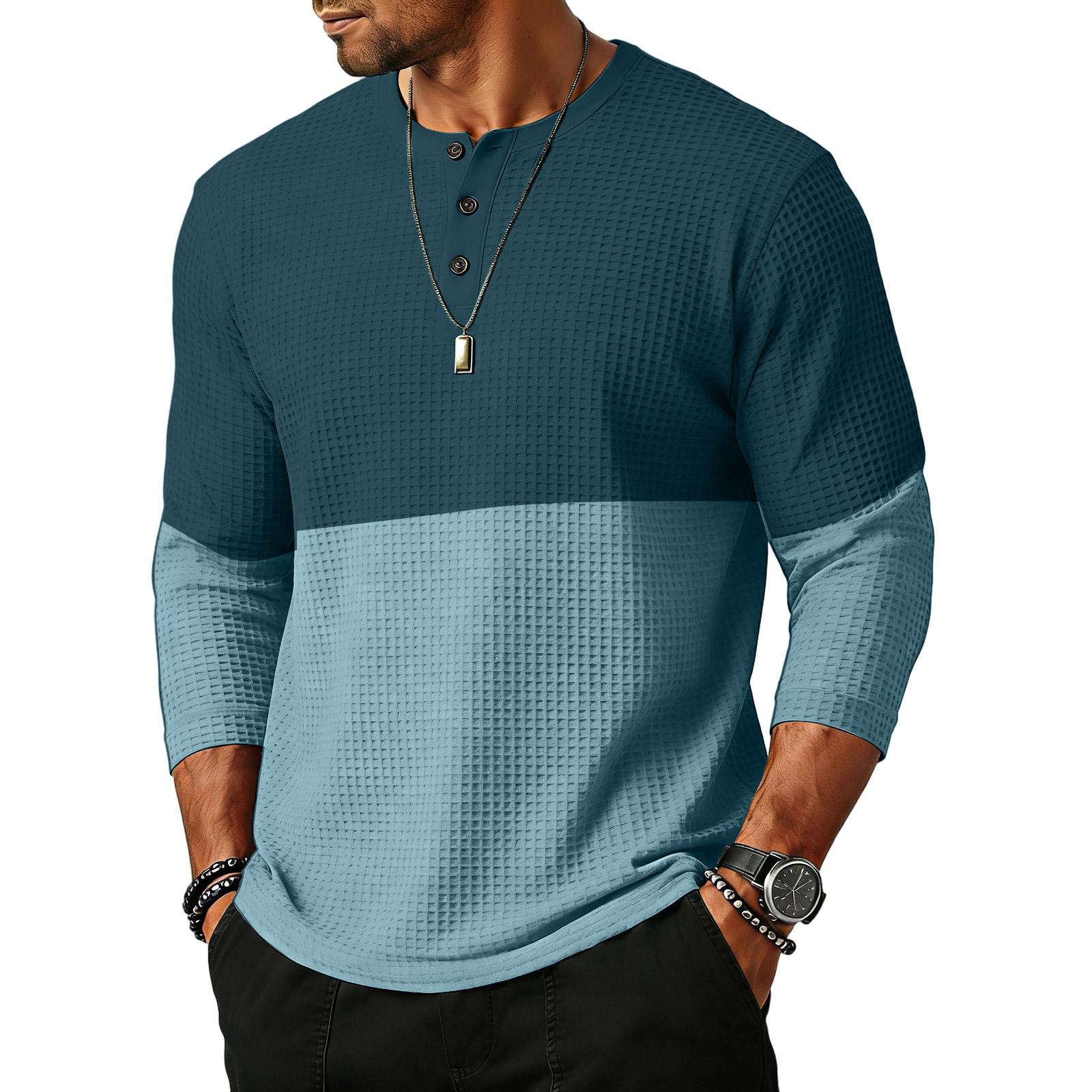 Men s Casual Long Sleeve Knit Henley Shirt with Three Button Placket Crew Neck Lightweight Pullover Top M
Men s Casual Long Sleeve Knit Henley Shirt with Three Button Placket Crew Neck Lightweight Pullover Top M