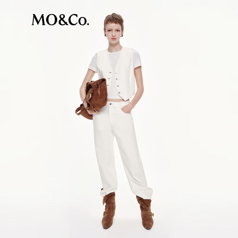 MO&Co. V-Neck Short Denim Vest MBE3WAI006 S
MO&Co. V-Neck Short Denim Vest MBE3WAI006 S