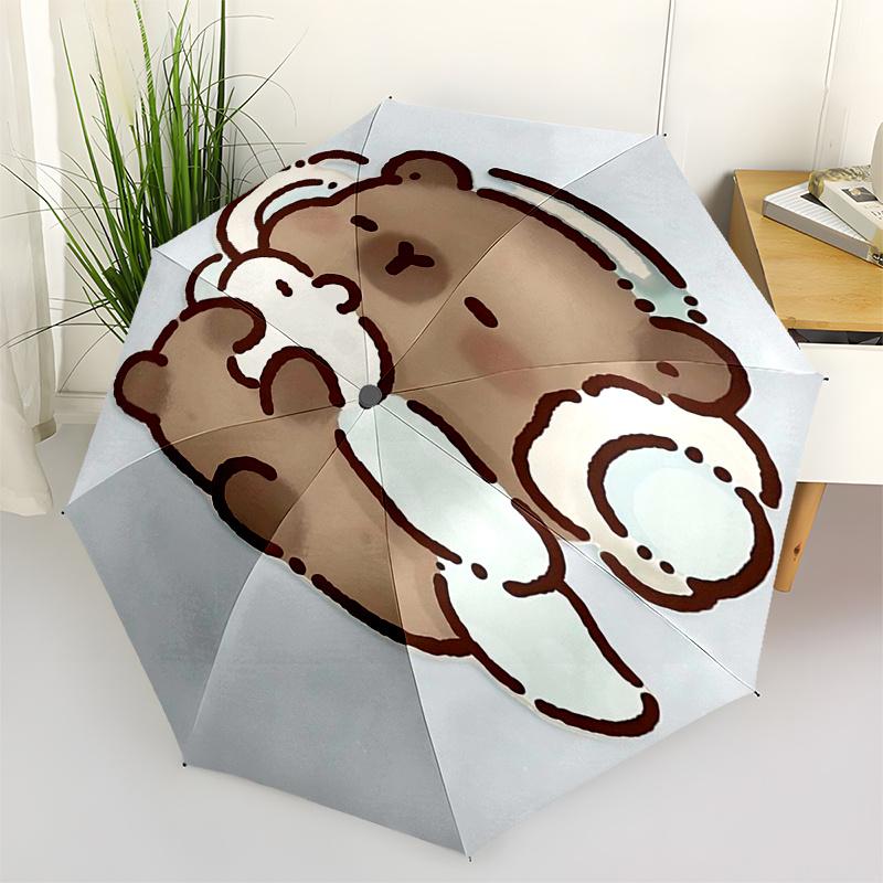 Capybara Themed Travel Umbrella-8 Ribs Automatic Opening and Closing, Portable Folding Design, Compact and Stylish Umbrella Suitable for Out
Capybara Themed Travel Umbrella-8 Ribs Automatic Opening and Closing, Portable Folding Design, Compact and Stylish Umbrella Suitable for Out