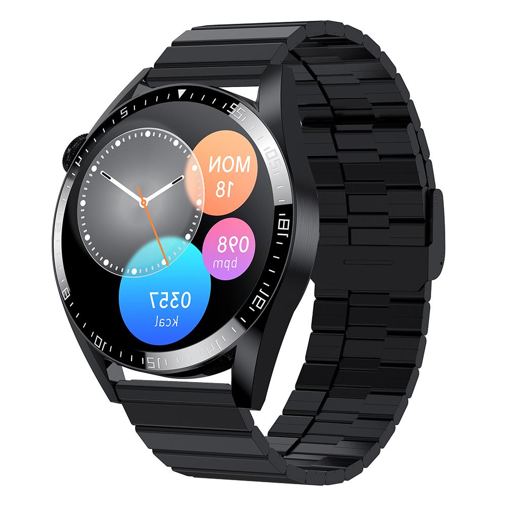 i39 1.28 inch Bluetooth Call Smart Watch Heart Rate Monitor Music Control IP67 Waterproof Fitness Bracelet, Steel Strap
i39 1.28 inch Bluetooth Call Smart Watch Heart Rate Monitor Music Control IP67 Waterproof Fitness Bracelet, Steel Strap
