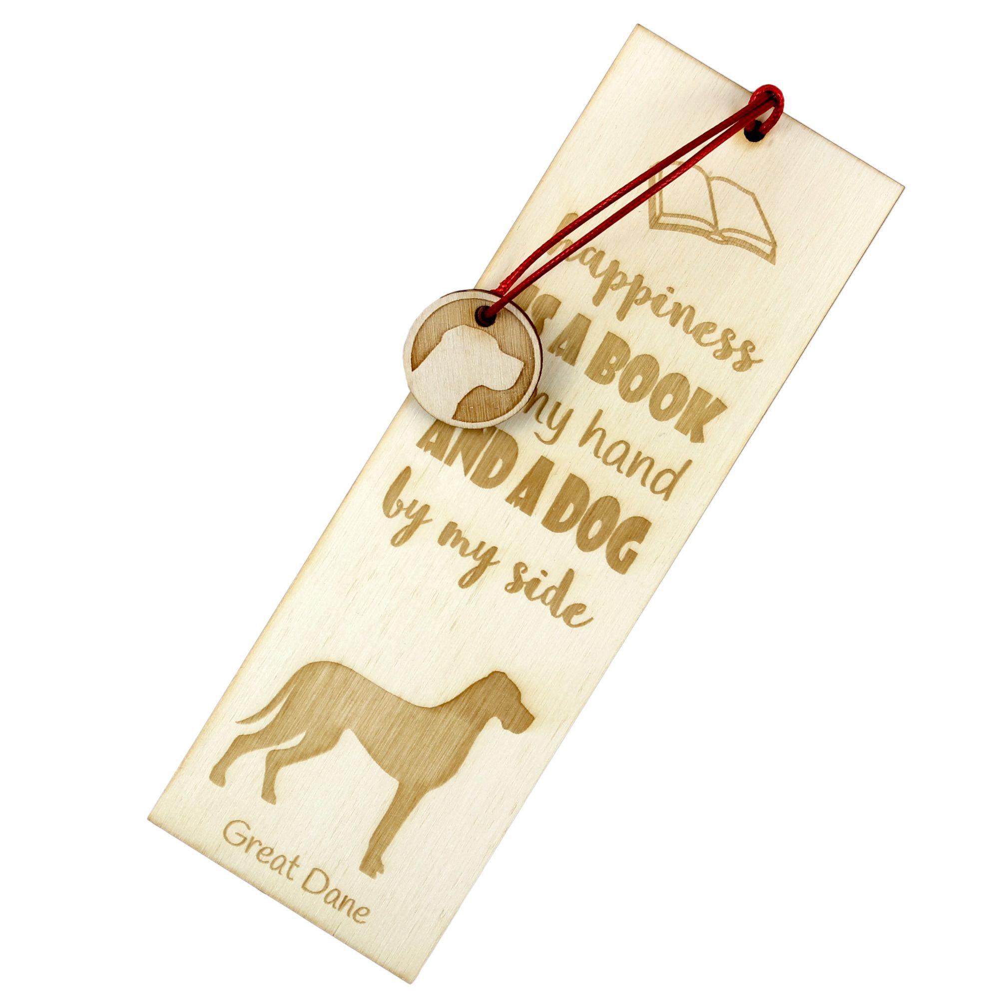Great Dane II - dog bookmark, personalized bookmark, dog gadget for Art-Dog brand readers
Great Dane II - dog bookmark, personalized bookmark, dog gadget for Art-Dog brand readers