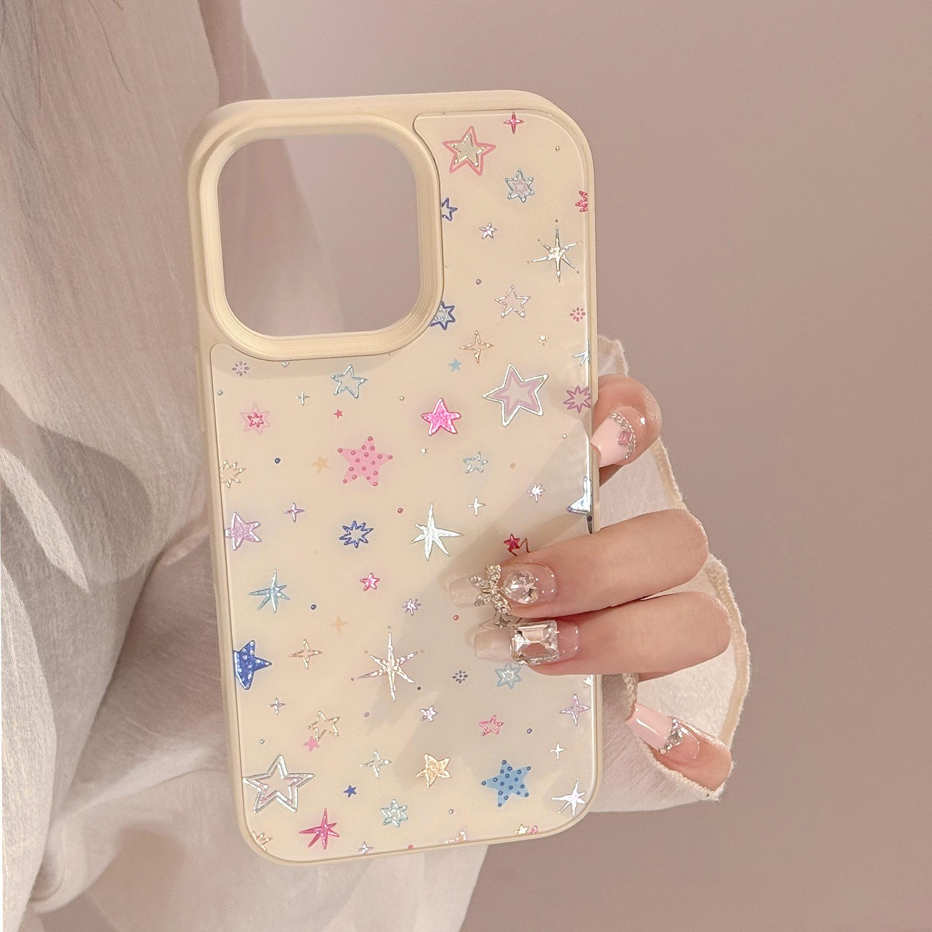 Золотистый чехол для телефона Apple 16 с разноцветными звездами для IPhone17pro Max, маленький, свежий, 15 противоударный, 14/13 11 6.1
Золотистый чехол для телефона Apple 16 с разноцветными звездами для IPhone17pro Max, маленький, свежий, 15 противоударный, 14/13 11 6.1