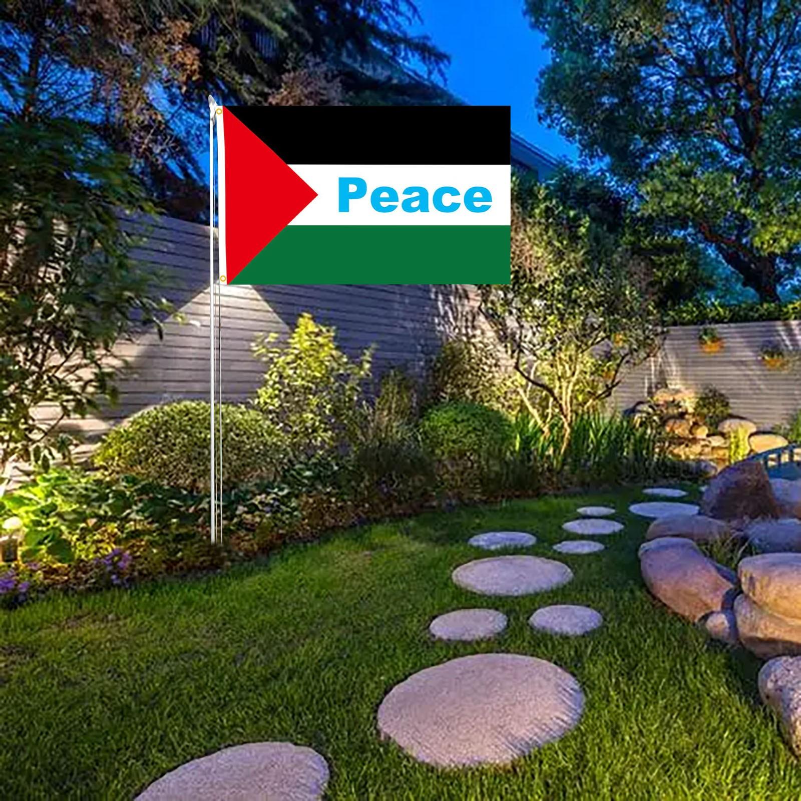 3x5 Feet Woven 100D Nylon Flag Banner Palestinian Lives Matter Design Durable Outdoor Display with Reinforced Edges and Brass Grommets
3x5 Feet Woven 100D Nylon Flag Banner Palestinian Lives Matter Design Durable Outdoor Display with Reinforced Edges and Brass Grommets
