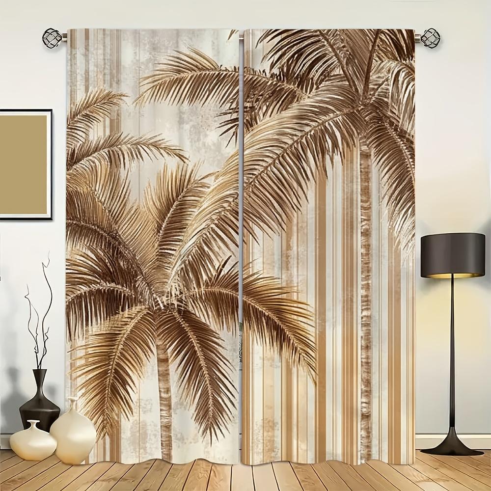 Set Of 2 Gold Leaf Printed Pattern Curtains Polyester Fabric Suitable Bedroom Living Room Decoration Curtain Perfect For Area W100*H70(CM)-Rod Pocket&2PCS
Set Of 2 Gold Leaf Printed Pattern Curtains Polyester Fabric Suitable Bedroom Living Room Decoration Curtain Perfect For Area W100*H70(CM)-Rod Pocket&2PCS