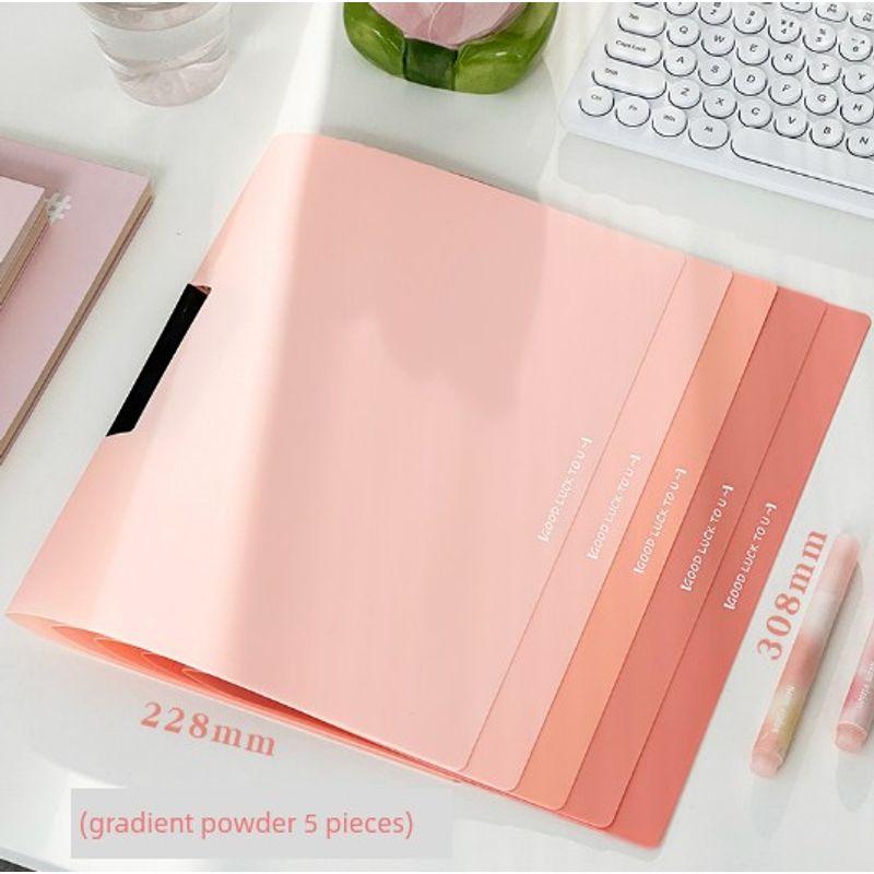 Grade Three Class Two Only for Pupils A4 Paper Bar File Folder 5-Piece Binder Clip Set - Gradient Pink
Grade Three Class Two Only for Pupils A4 Paper Bar File Folder 5-Piece Binder Clip Set - Gradient Pink