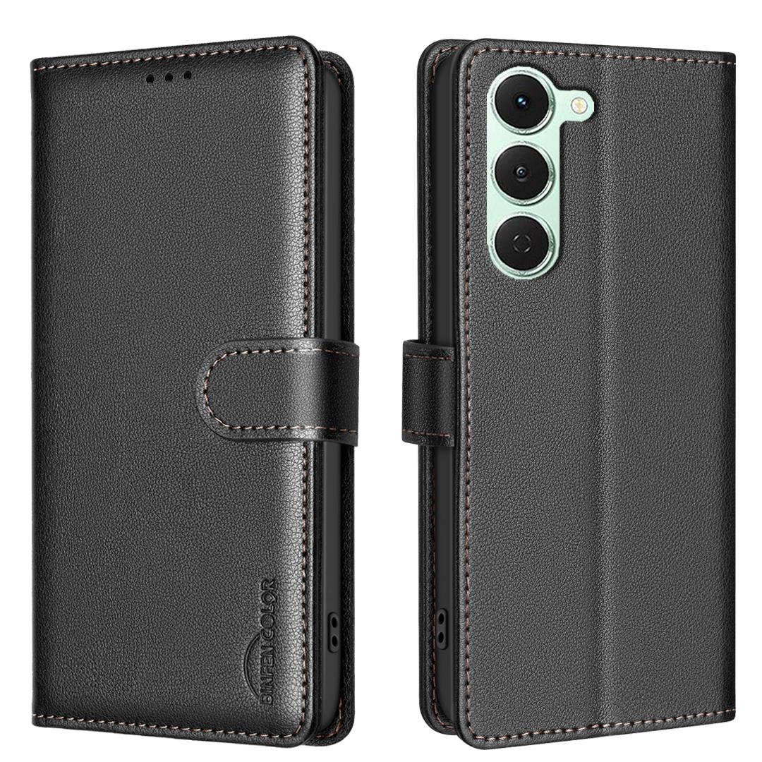 For TECNO Spark 40 Pro 4G Leather Case BINFEN COLOR BF32 Wallet RFID Blocking Phone Cover Black
For TECNO Spark 40 Pro 4G Leather Case BINFEN COLOR BF32 Wallet RFID Blocking Phone Cover Black