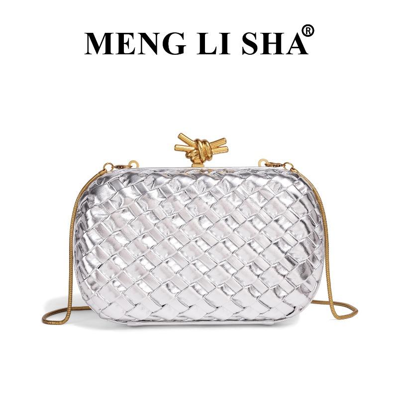 Ladies dinner bag new fashion woven bag commuter versatile clutch bag shoulder messenger clip bag срібний
Ladies dinner bag new fashion woven bag commuter versatile clutch bag shoulder messenger clip bag срібний