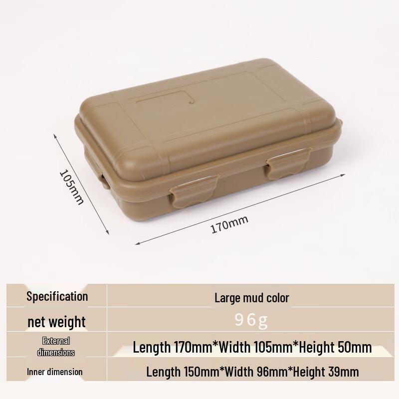 Meng Pao EDC Outdoor Survival Waterproof Case
Meng Pao EDC Outdoor Survival Waterproof Case