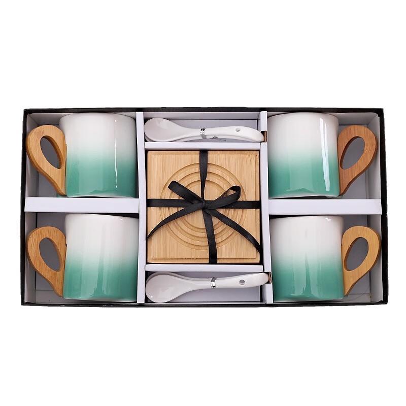 Deou Starlight Ceramic Mug with Bamboo Handle & Coaster Set
Deou Starlight Ceramic Mug with Bamboo Handle & Coaster Set