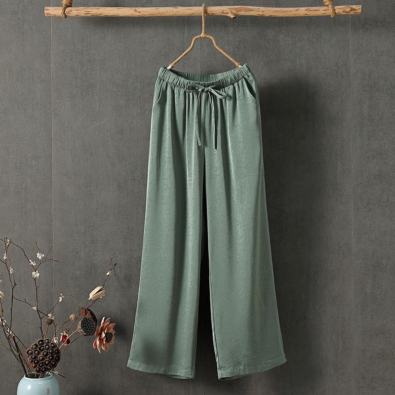 2026 Women s Ice Silk Acetate Wide-Leg Pants - Lightweight, Loose, Slimming, Petite Casual Style 2XL (125-135 cm)
2026 Women s Ice Silk Acetate Wide-Leg Pants - Lightweight, Loose, Slimming, Petite Casual Style 2XL (125-135 cm)