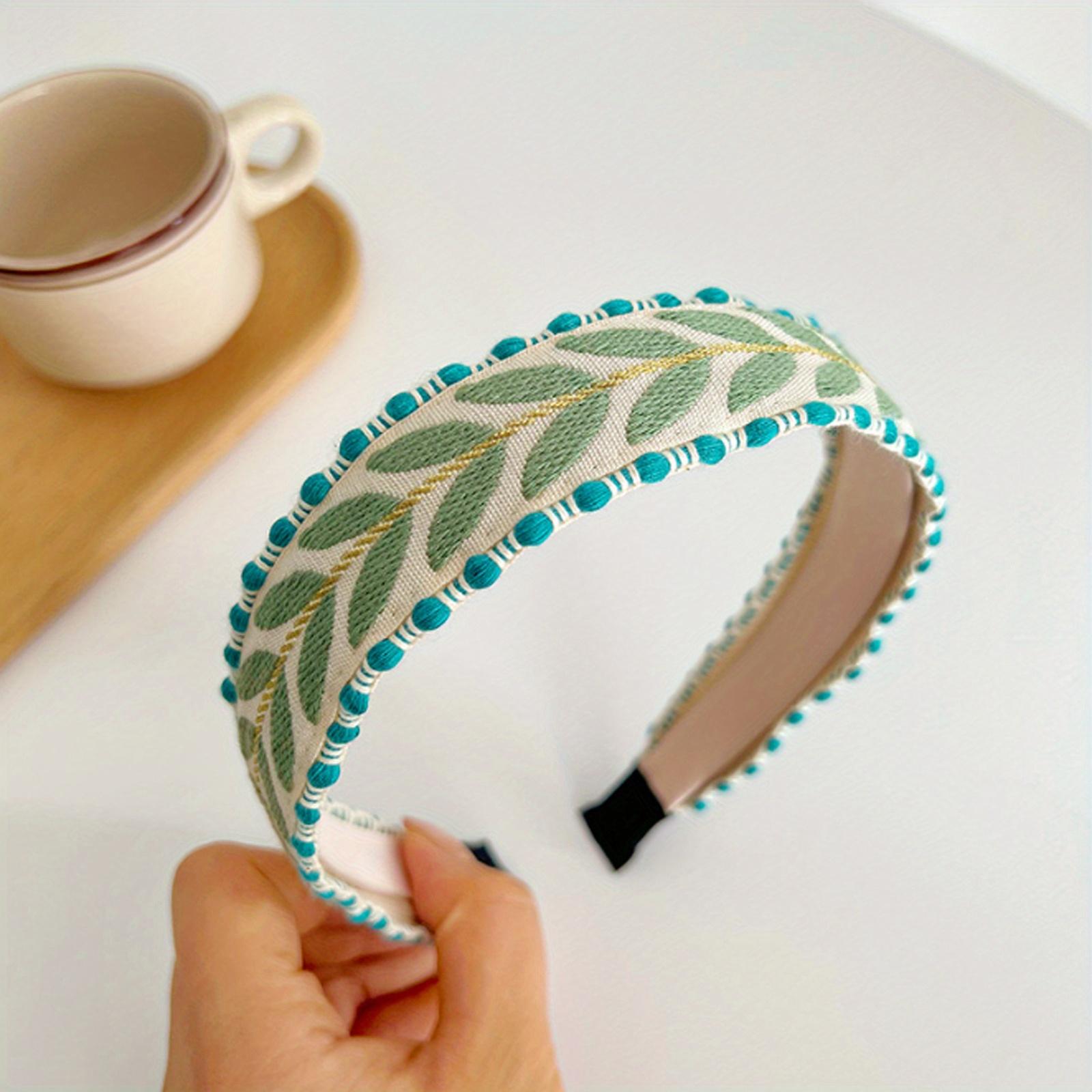 1Pc New Fashion Headband For Women Top Bohemia Leaf Embroidery Hairband Girls Spring Turban Hair Accessories кавовий
1Pc New Fashion Headband For Women Top Bohemia Leaf Embroidery Hairband Girls Spring Turban Hair Accessories кавовий