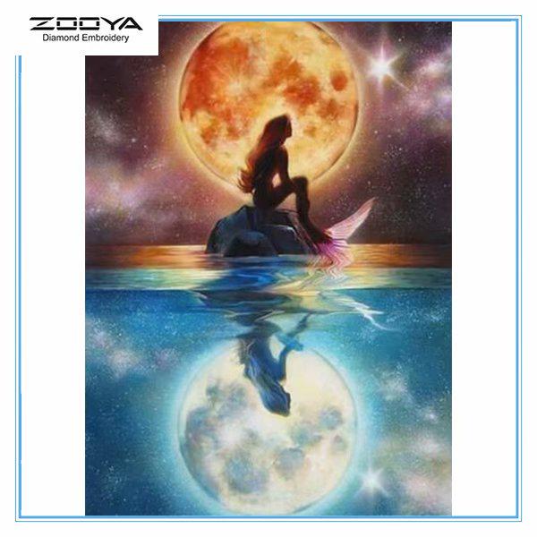ZOOYA DIY Полный Круглый Алмазная картина Женщина и Луна Мозаика Домашний Декор Вышивка Крестом
ZOOYA DIY Полный Круглый Алмазная картина Женщина и Луна Мозаика Домашний Декор Вышивка Крестом
