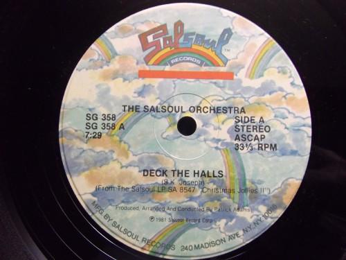 12inch Record SALSOUL ORCHESTRA - Deck The Halls SG358 Salsoul Records 1981 US Soul/Funk Used
12inch Record SALSOUL ORCHESTRA - Deck The Halls SG358 Salsoul Records 1981 US Soul/Funk Used