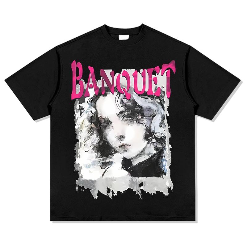 Ins Retro Pattern T-shirt Men s Fashion Casual Wear Short Sleeve Loose and Comfortable T-shirt Daily Couple Clothing S
Ins Retro Pattern T-shirt Men s Fashion Casual Wear Short Sleeve Loose and Comfortable T-shirt Daily Couple Clothing S