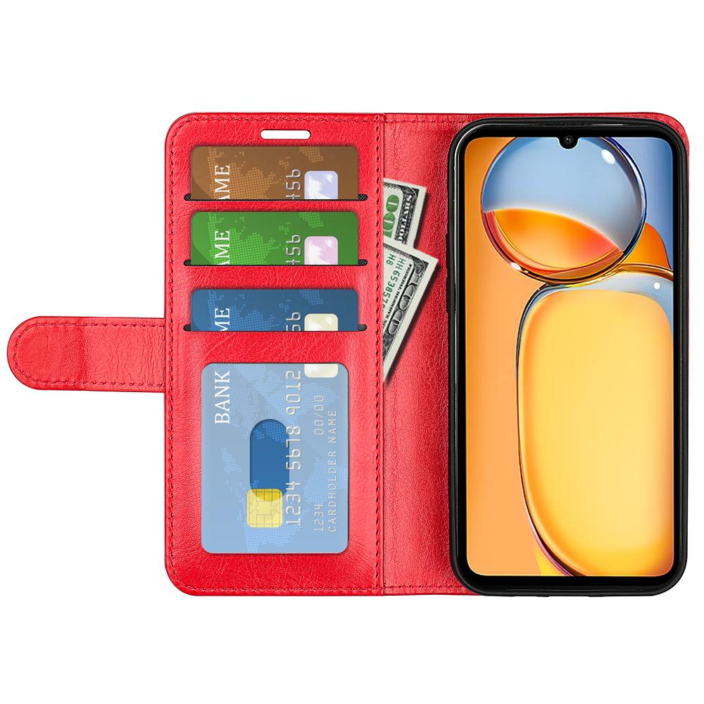 For Xiaomi Redmi 13C 4G/Poco C65 4G Case Crazy Horse Texture Flip Stand Wallet Phone Cover Red
For Xiaomi Redmi 13C 4G/Poco C65 4G Case Crazy Horse Texture Flip Stand Wallet Phone Cover Red