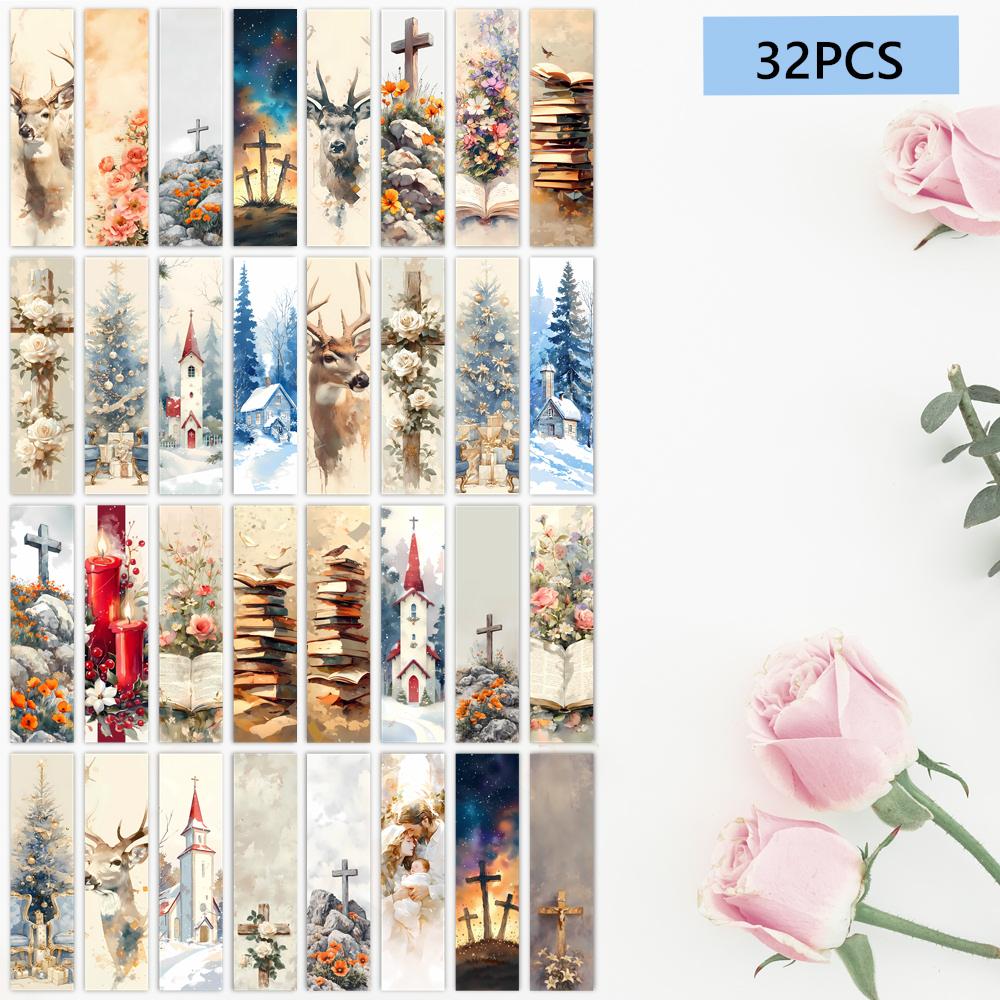 32pcs, Beautifully designed bookmarks, Christmas, suitable for teachers, readers, and enthusiasts, gifts, parties, birthdays
32pcs, Beautifully designed bookmarks, Christmas, suitable for teachers, readers, and enthusiasts, gifts, parties, birthdays