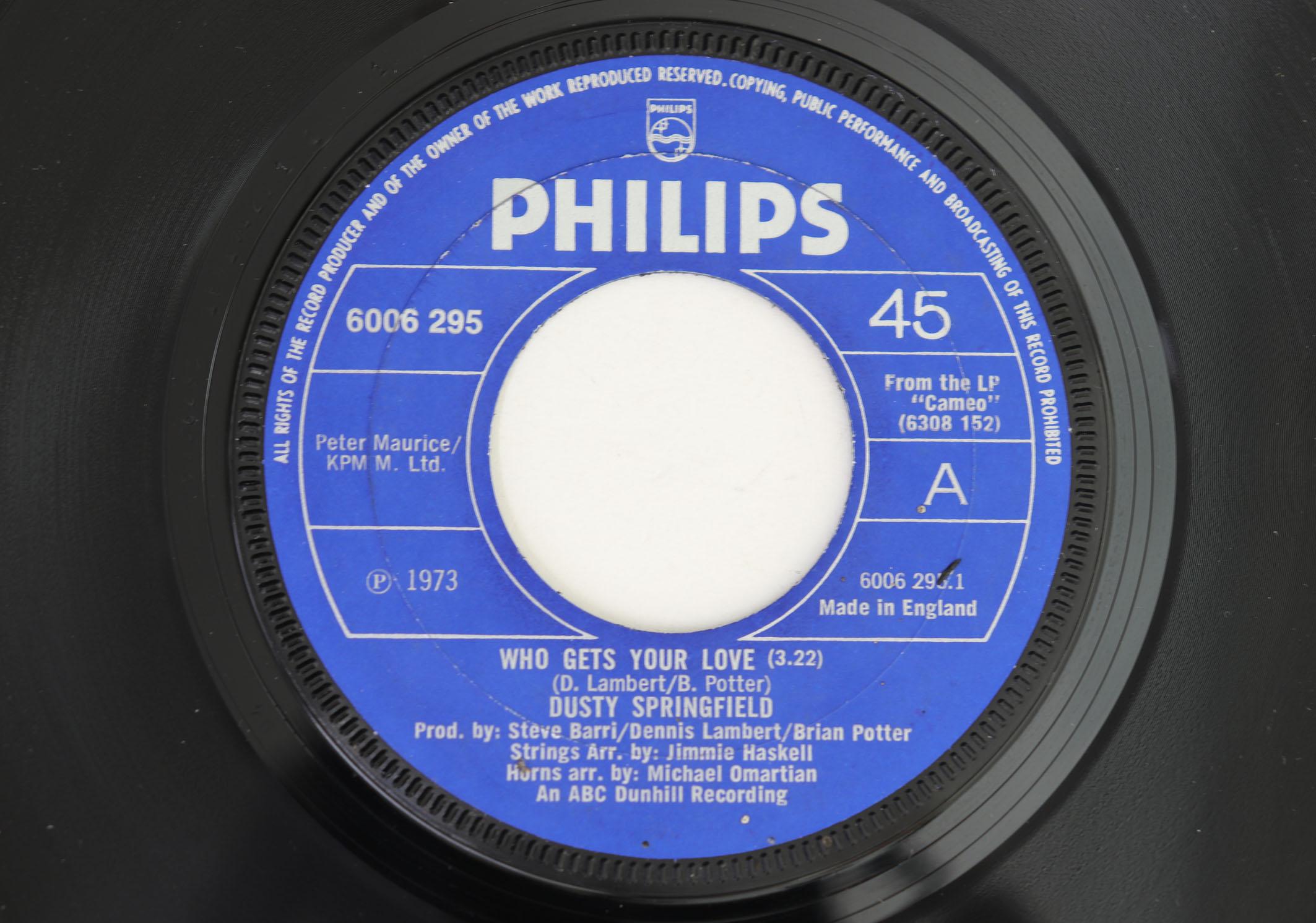 7-дюймовая пластинка DUSTY SPRINGFIELD Who Gets Your Love Of All The Thi 6006295 PHILIPS 1973 UK Поп Б/У
7-дюймовая пластинка DUSTY SPRINGFIELD Who Gets Your Love Of All The Thi 6006295 PHILIPS 1973 UK Поп Б/У